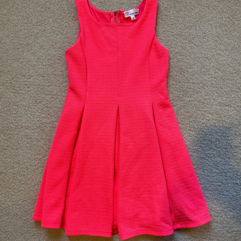 Nikie Lew hot pink dress